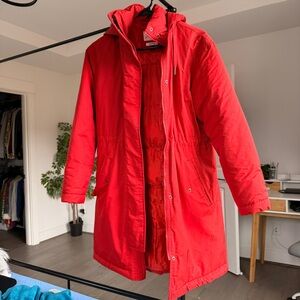 Universal Thread Red Water-Resistant Puffer Jacket